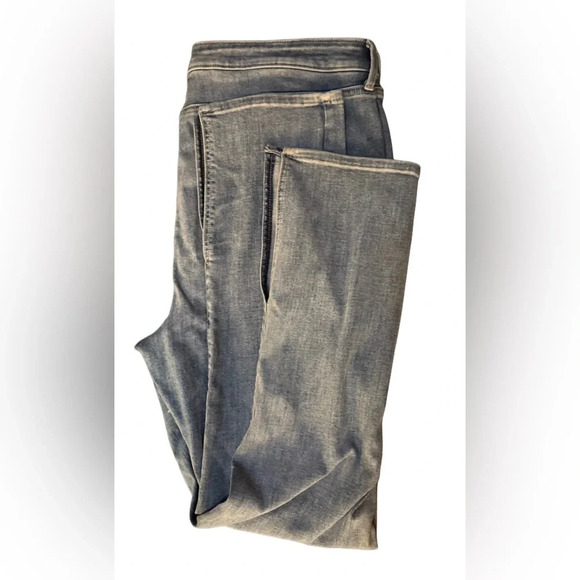 NYDJ Button Fly Alana Split Hem Jeans Size 16 - Picture 5 of 9